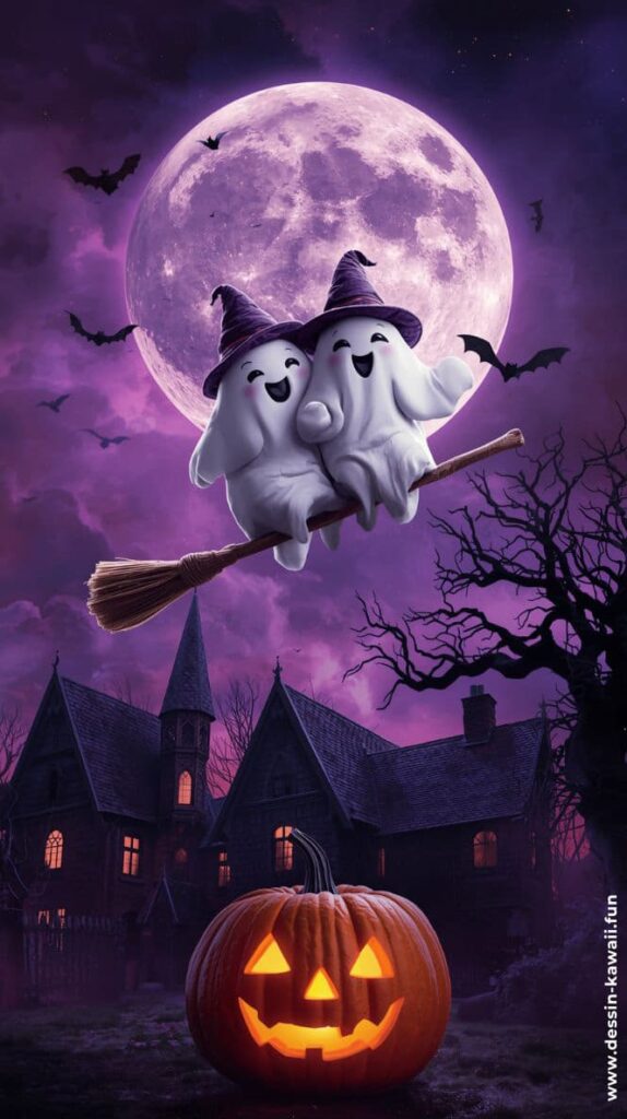 dessin halloween couleur