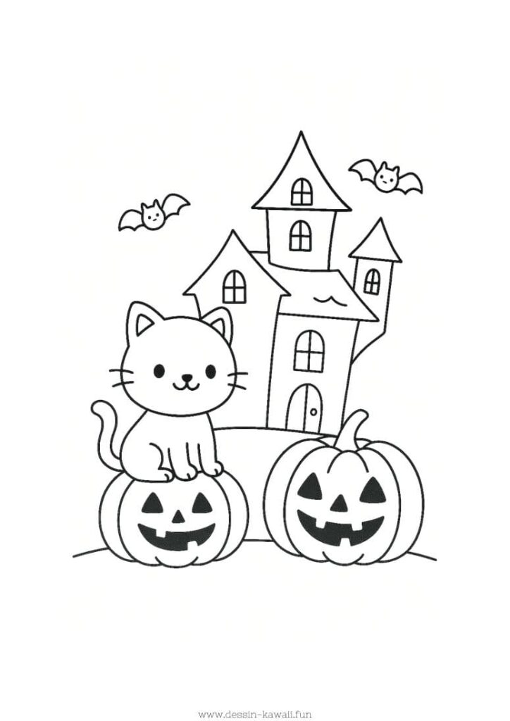 dessin halloween enfant