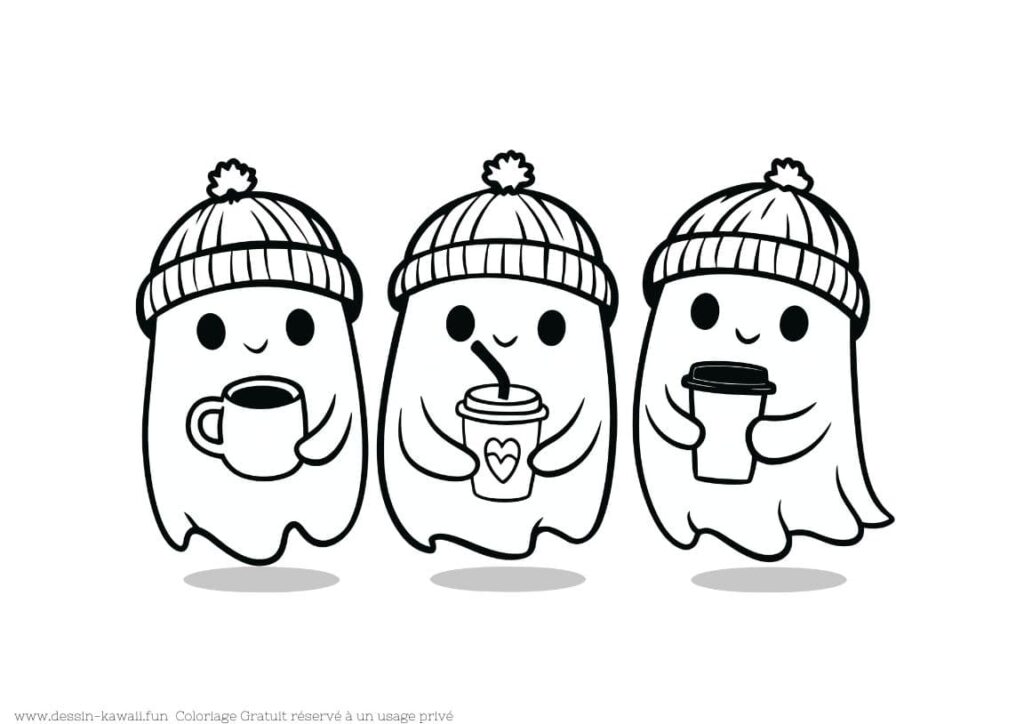 dessin halloween facile kawaii