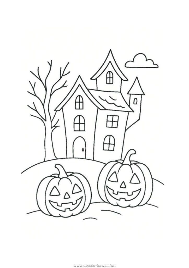 dessin halloween maternelle