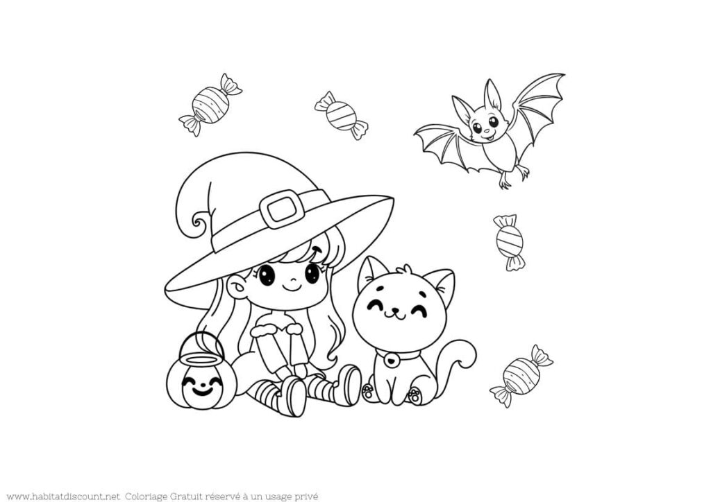 dessin kawaii halloween