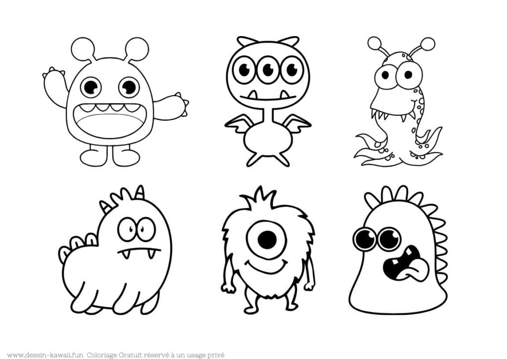 dessin monstre