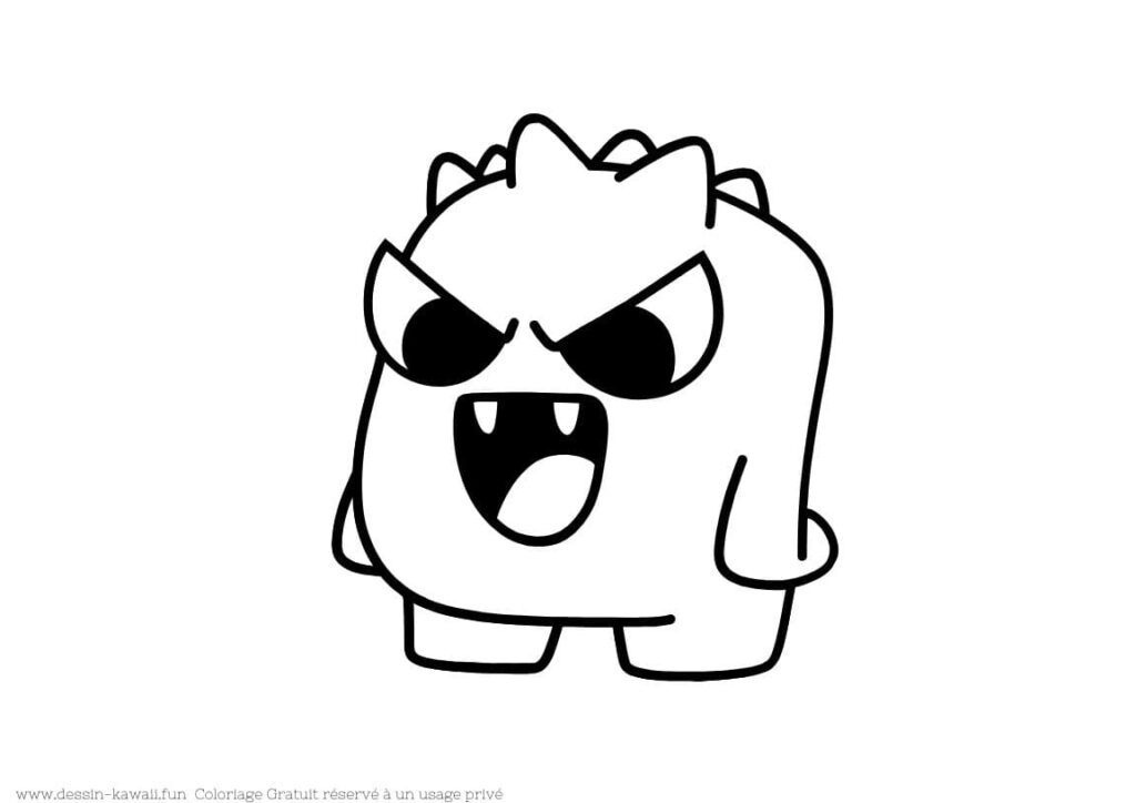 monstre en dessin