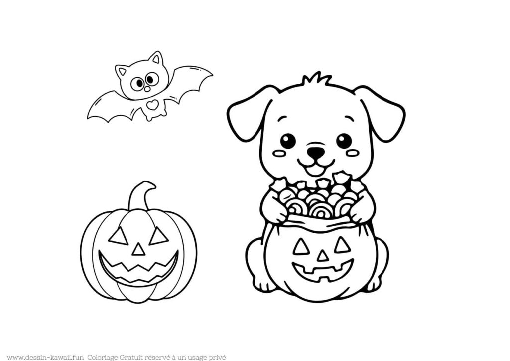 dessin enfant halloween