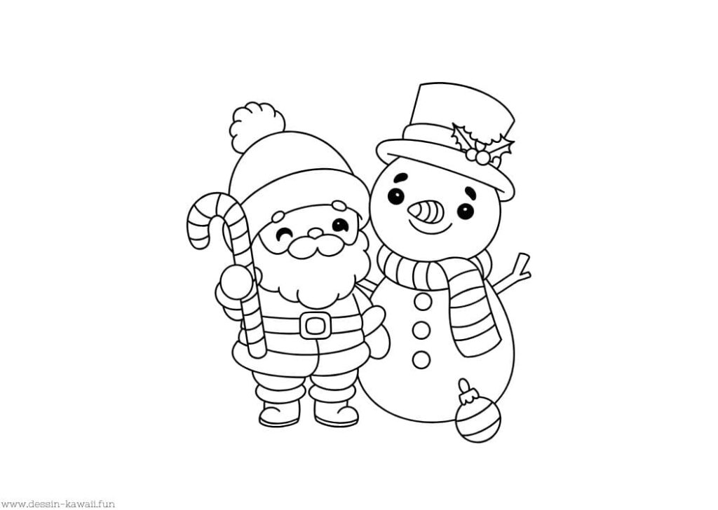 coloriage noel pdf