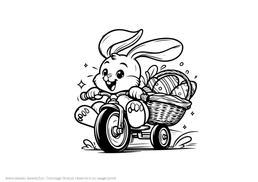 coloriage lapin à imprimer pdf