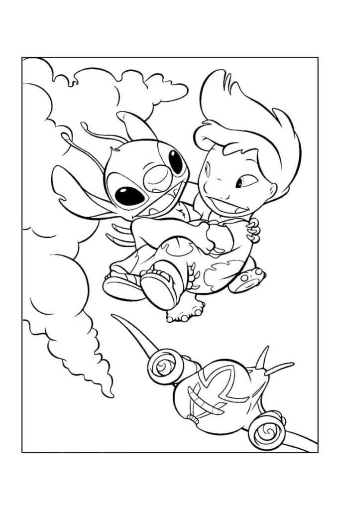 lilo et stitch coloriage