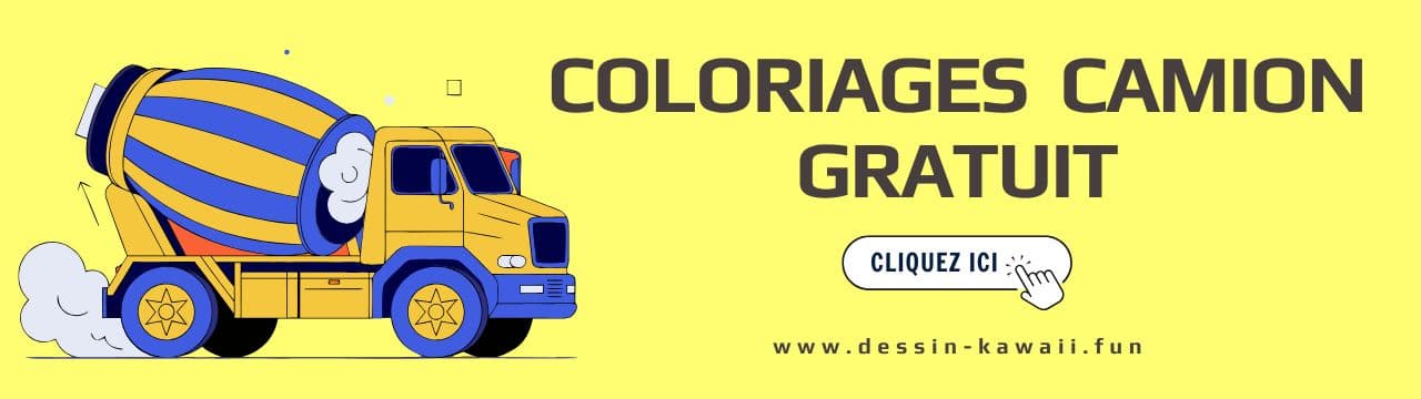 coloriages camion gratuit
