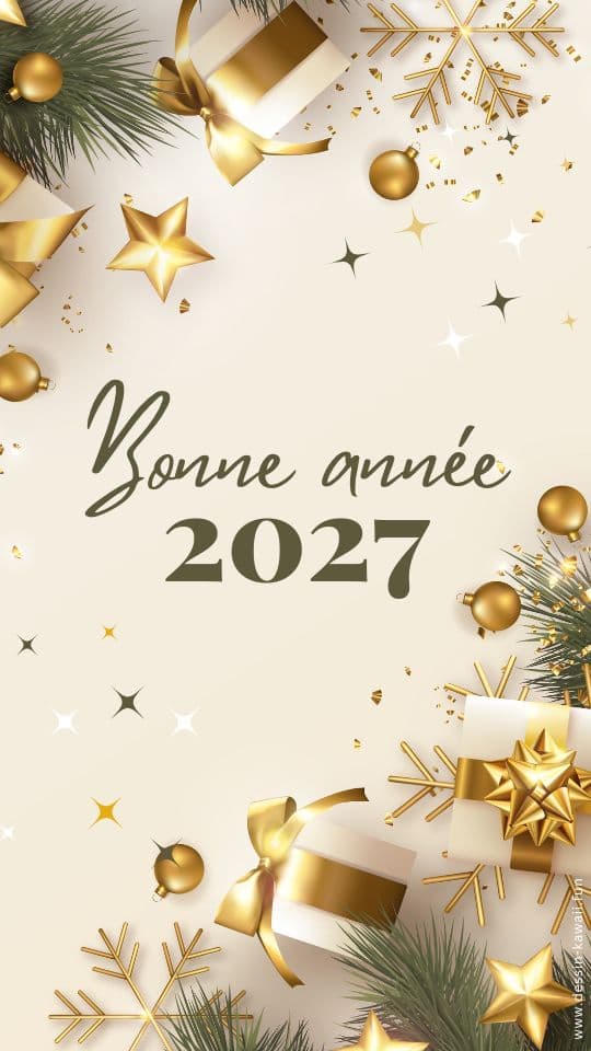2027 carte bonne année