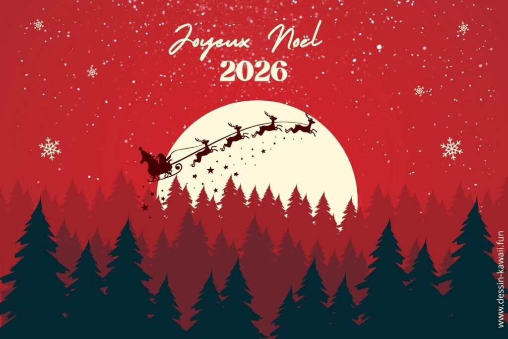 Carte Joyeux Noël 2026 PDF