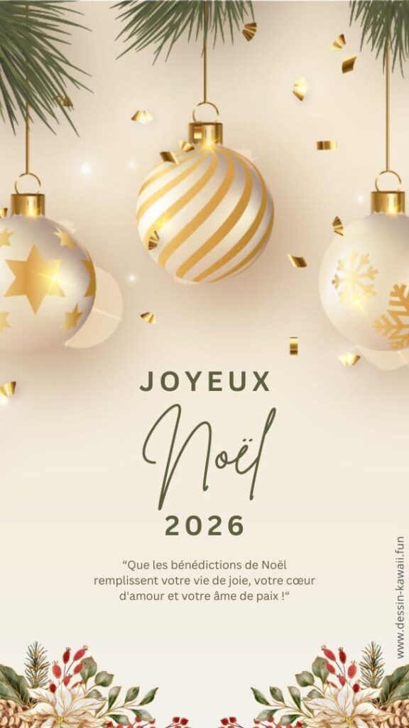 Joyeux Noël 2026 gratuit