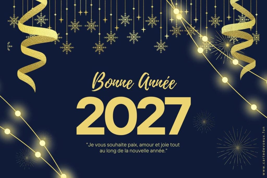 bonne année 2027 animée gratuite