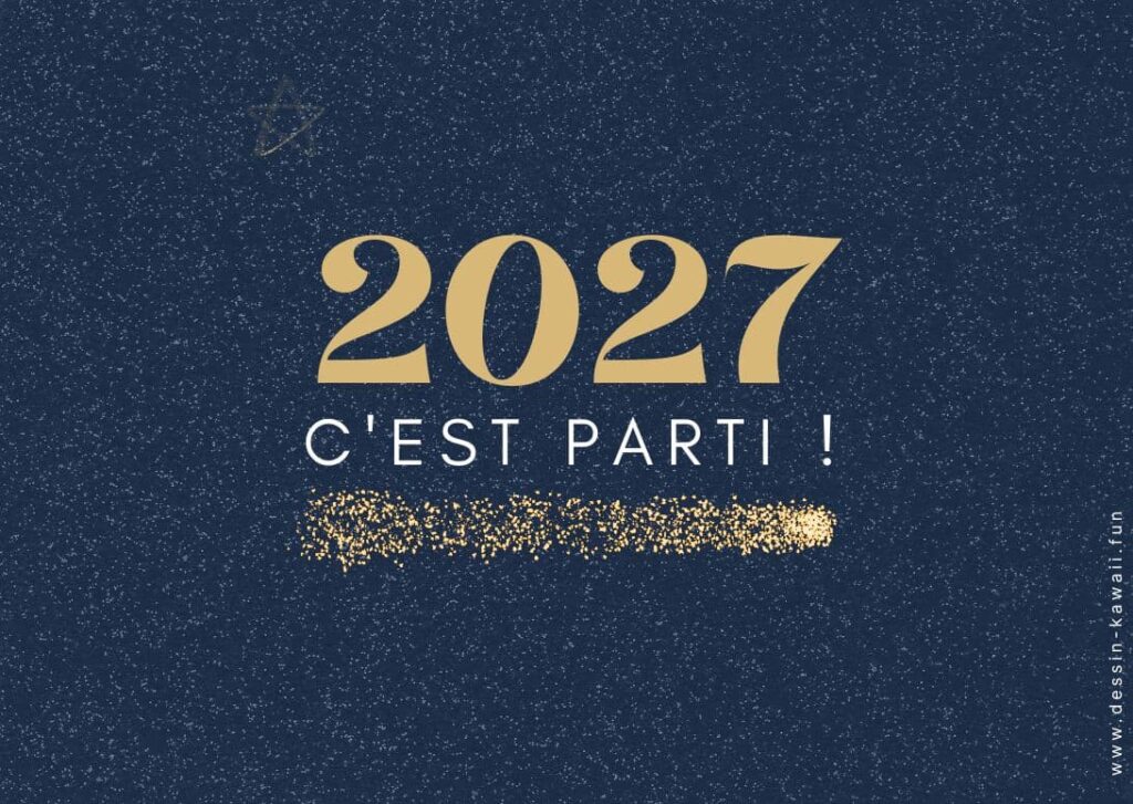 carte bonne année 2027 gratuite