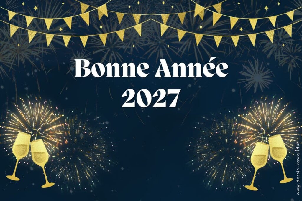carte de bonne annee 2027 gratuite