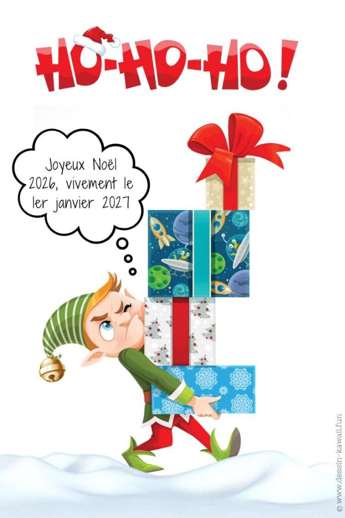 carte de noël humour