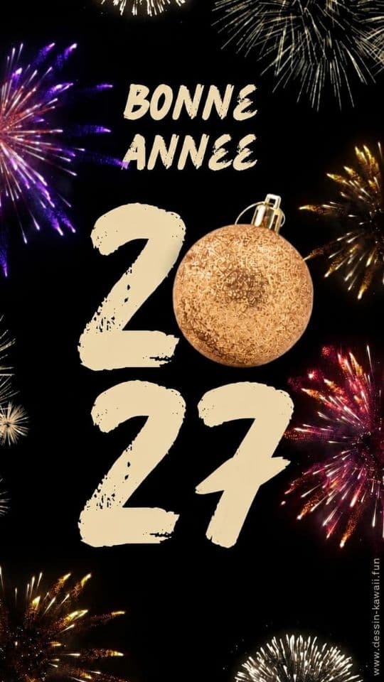 carte de nouvel an 2027