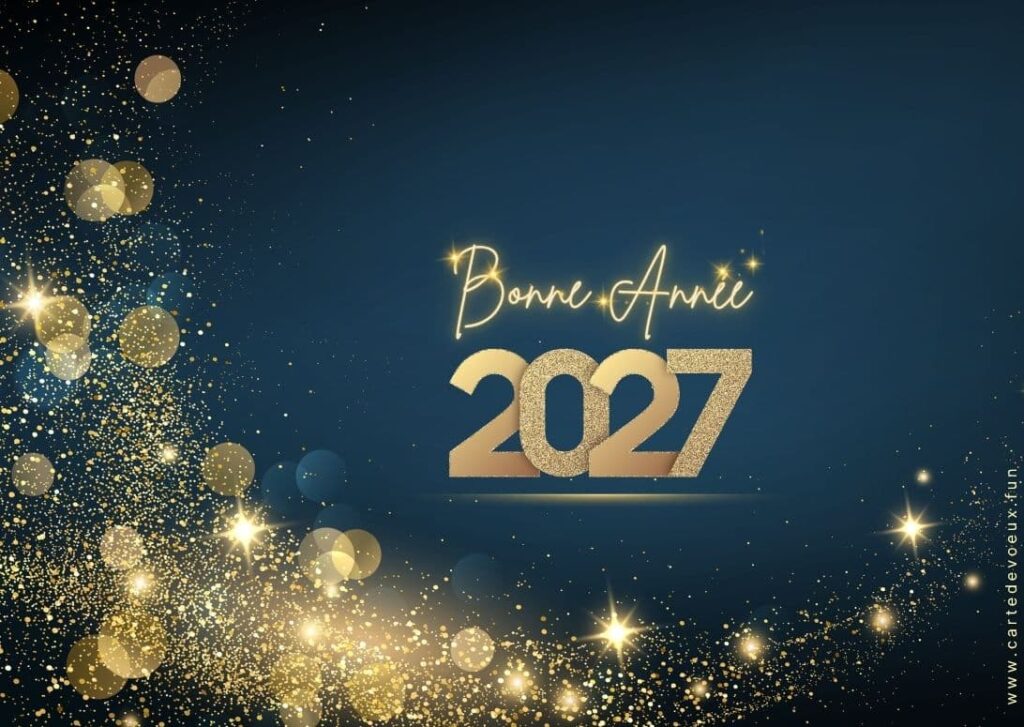 carte de voeux gratuite à télécharger 2027