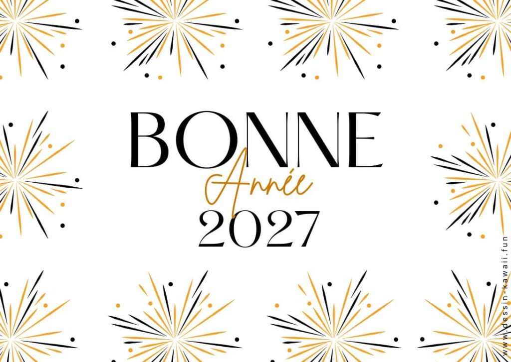 carte gratuite bonne année 2027