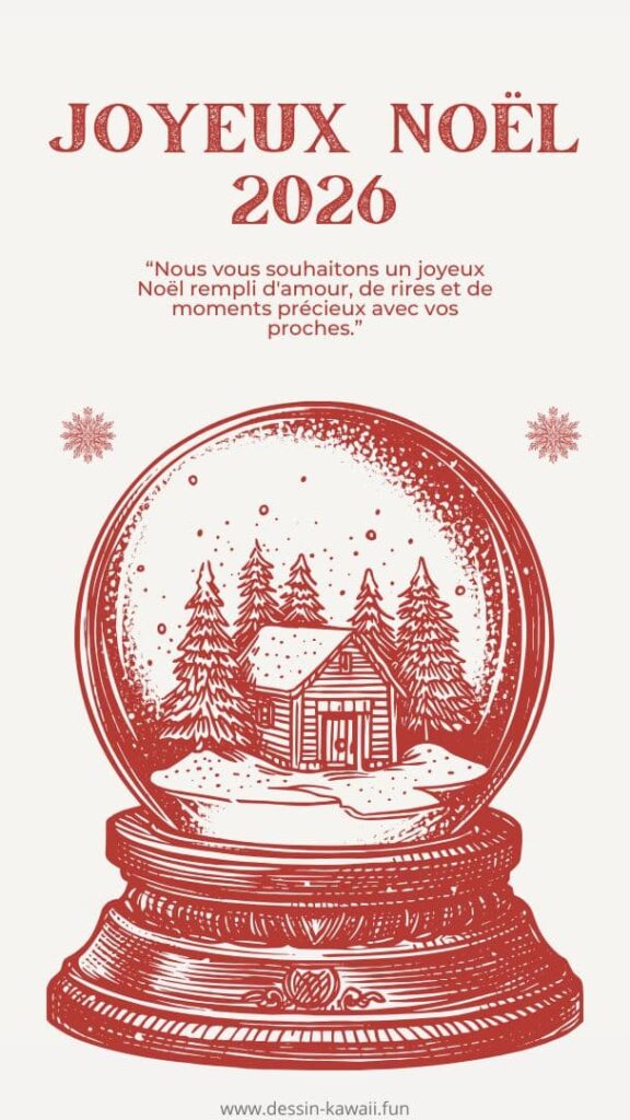 carte joyeux noel à imprimer