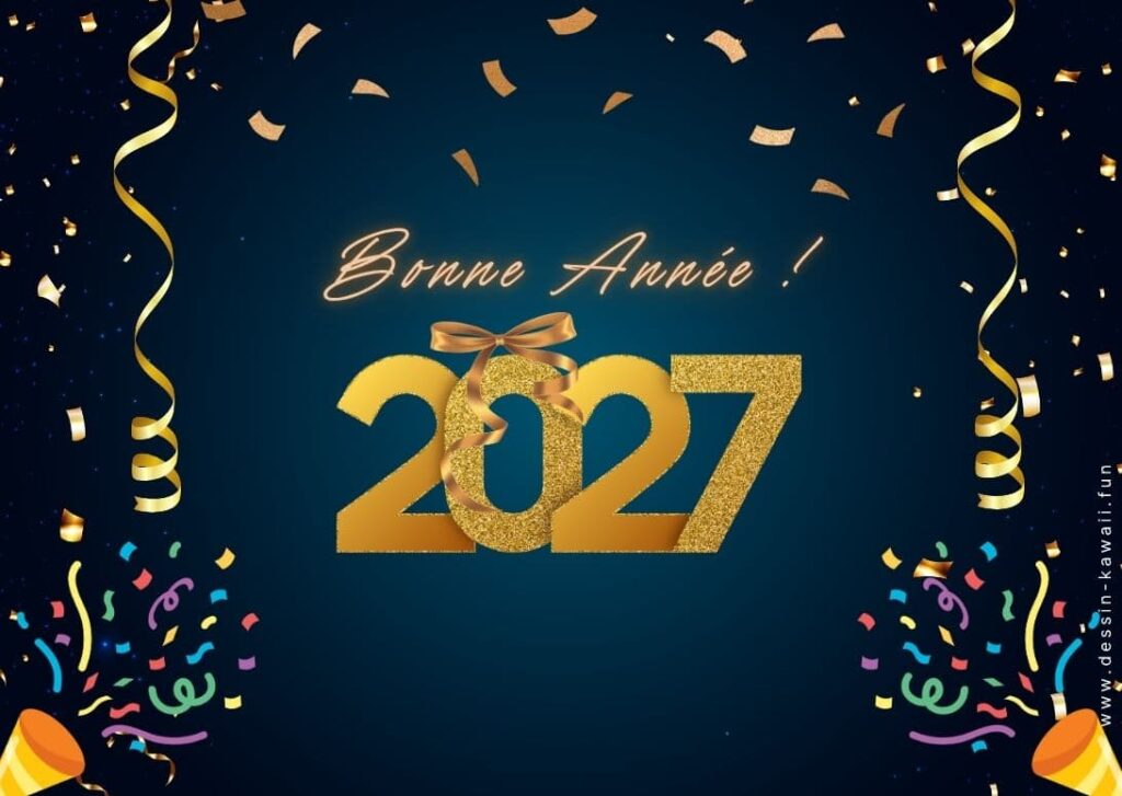 carte nouvelle année 2027