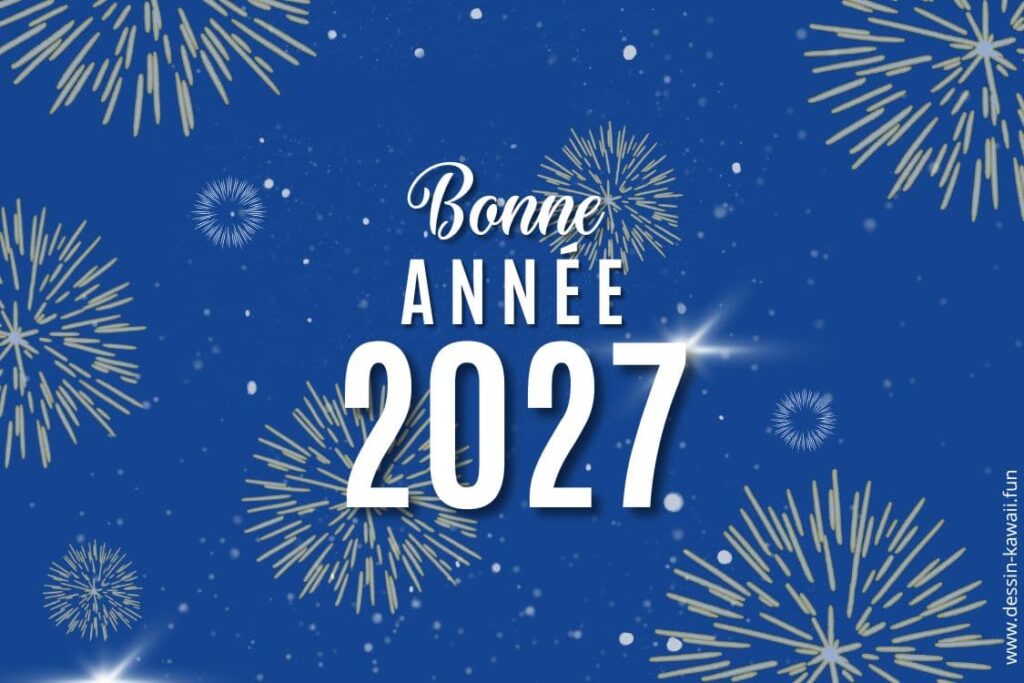 carte nouvelle année 2027 gratuite