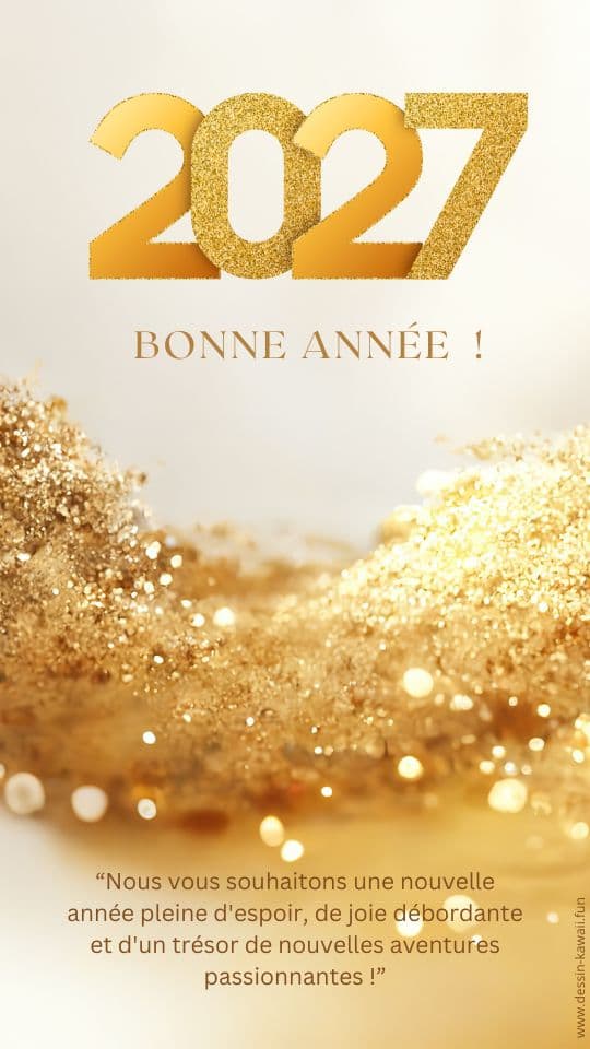 cartes bonne année 2027