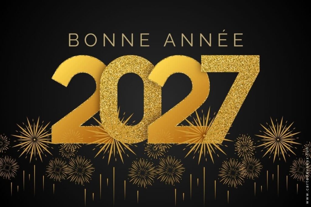 cartes de bonne année 2027 gratuites
