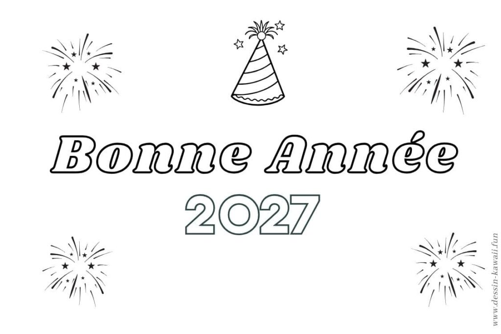 dessin bonne année