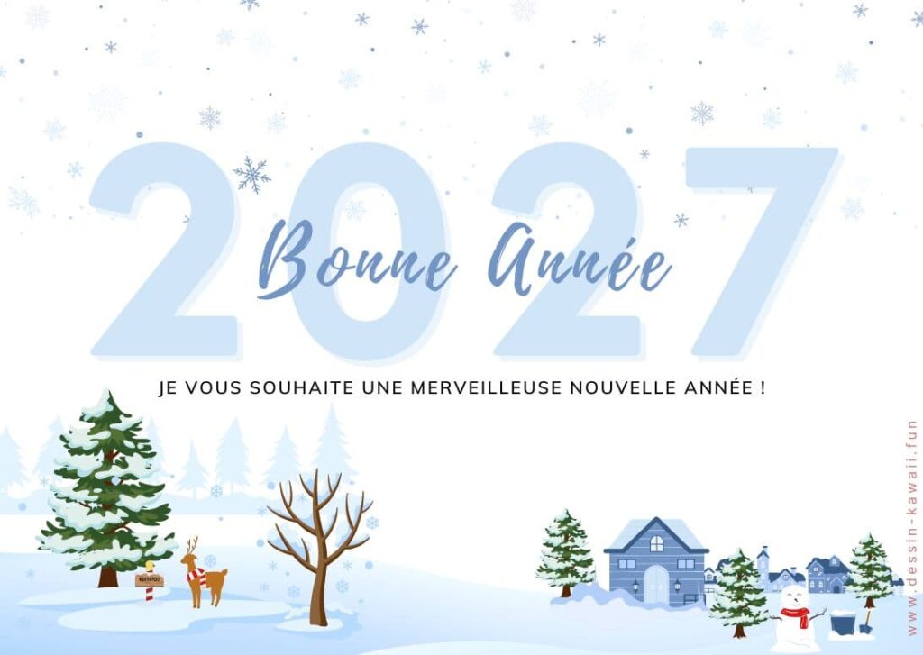 meilleurs vœux bonne année 2027