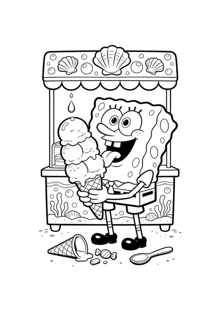 dessins bob l'éponge