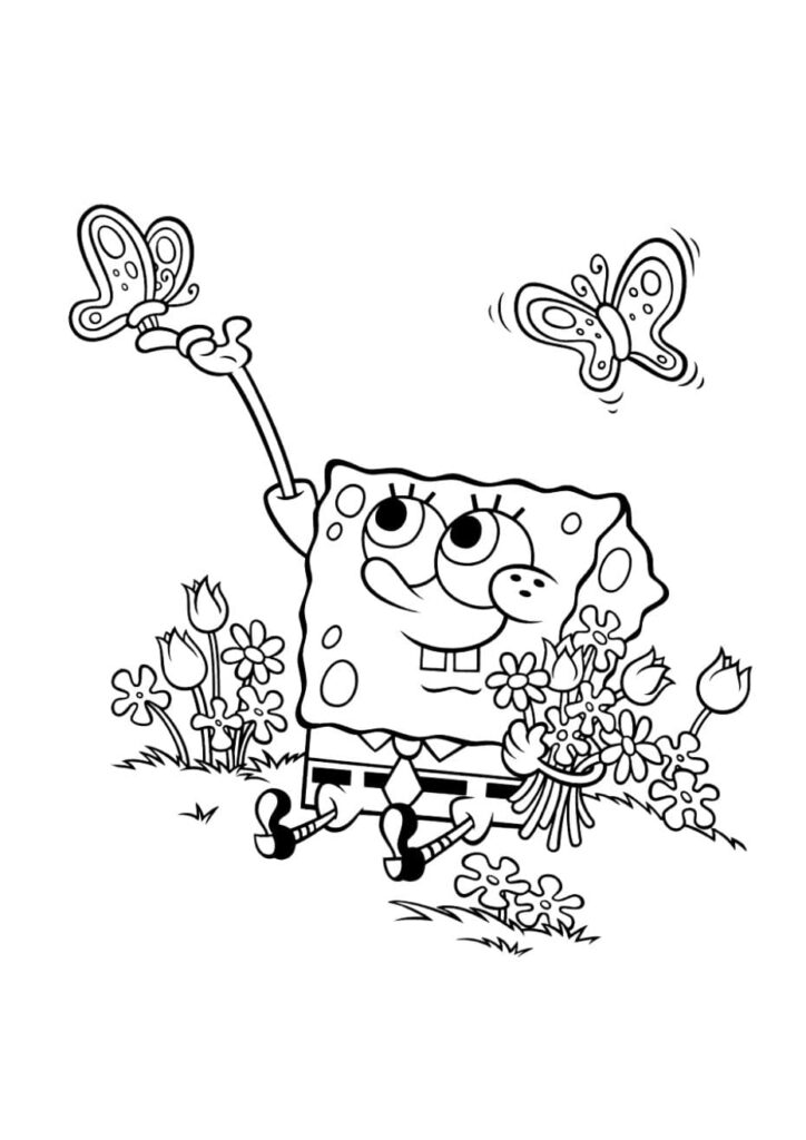 bob l'éponge coloriage